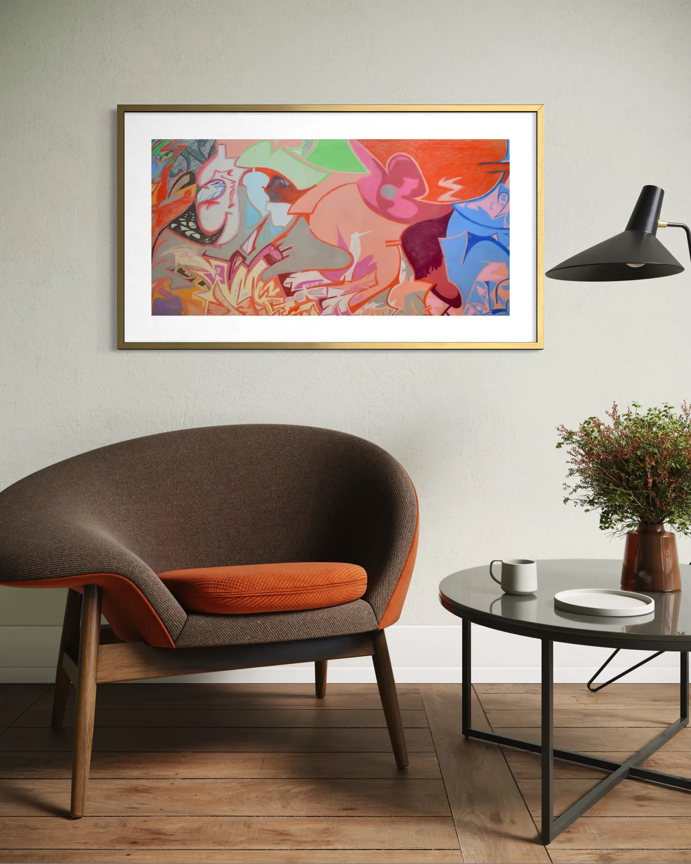 “Birth Of A Superhero” 40”x20” — view 3