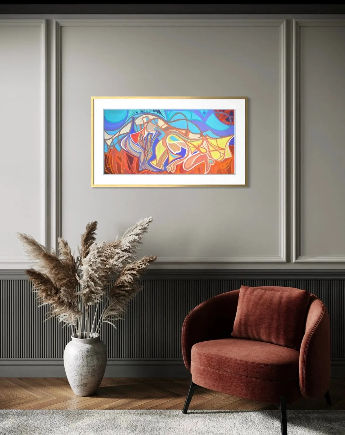 “Intimacy Eclipso” 20”x10” limited edition print